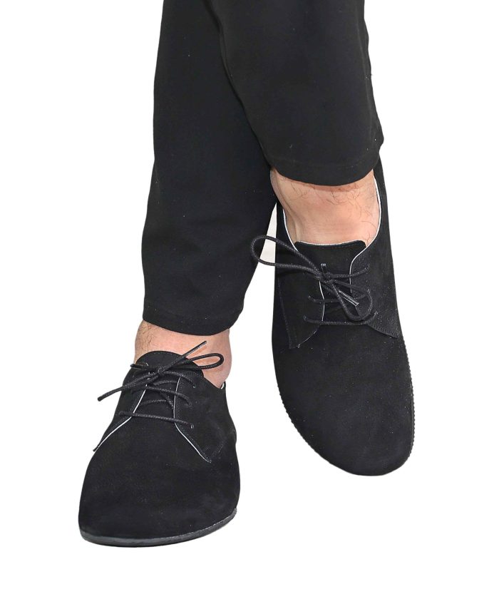El Yapımı Siyah Barefoot Ayakkabı - Doğal Yürüyüş Ayakkabısı